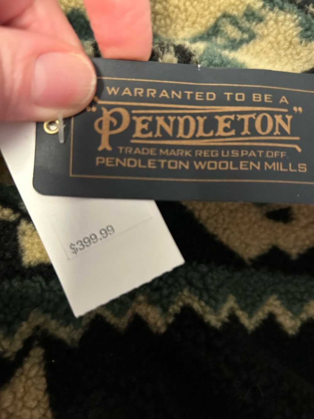Pendleton women’s foxglove Range  Fleece Bomber Jacket size medium - Picture 4 of 4